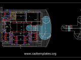 Swimming Pool Layout Plan CAD Template DWG