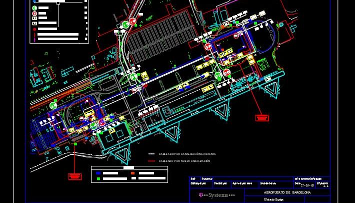 Airport Equipments Layout Plan CAD Template DWG