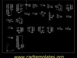 CMOS Integrated Circuits CAD Template DWG