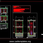 Shopping Mall Lift Details CAD Template DWG
