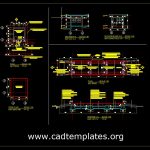 Weigh Bridge Cabin Plan and Elevations CAD Template DWG
