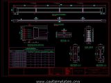 Details Of PSC Girder And Cable Profile CAD Template DWG