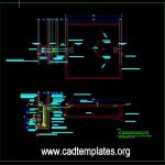 Lifting Station Details CAD Template DWG