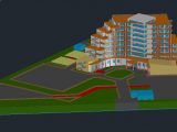 5-Star Hotel 3d Model CAD Template DWG