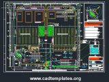 Industrial Plant Project Layout Plan and Details CAD Template DWG