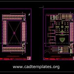 Preventive Jail Layout Plan CAD Template DWG
