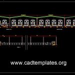 Siding Tracks Section CAD Template DWG
