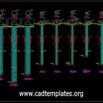 Working Piles Reinforcement Details CAD Template DWG