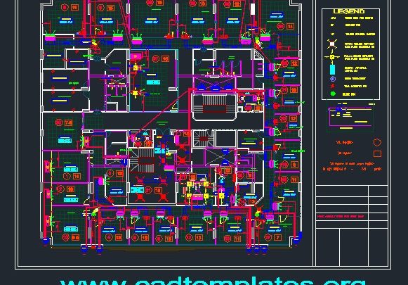 HVAC As Built Layout Plan Details Free Autocad DWG