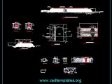 Spillway Plan Elevation and Sections Details Free Autocad DWG Drawing