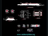 Spillway Plan Elevation and Sections Details Free Autocad DWG Drawing