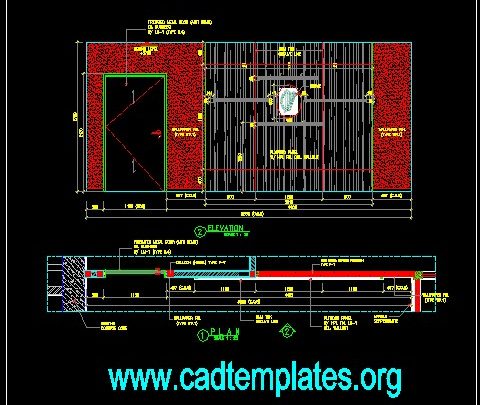 Wall Treatment Details Autocad Free Drawing