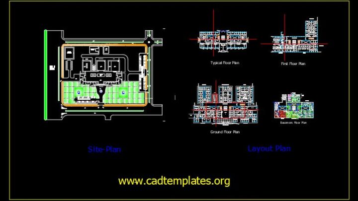 Wiring Hospital Layout Plan and Elevation Details Autocad Free Drawings
